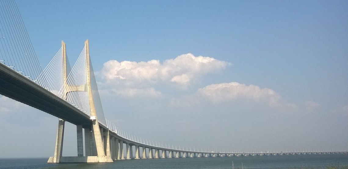 Vasco da Gama-brug Lissabon, Portugal
