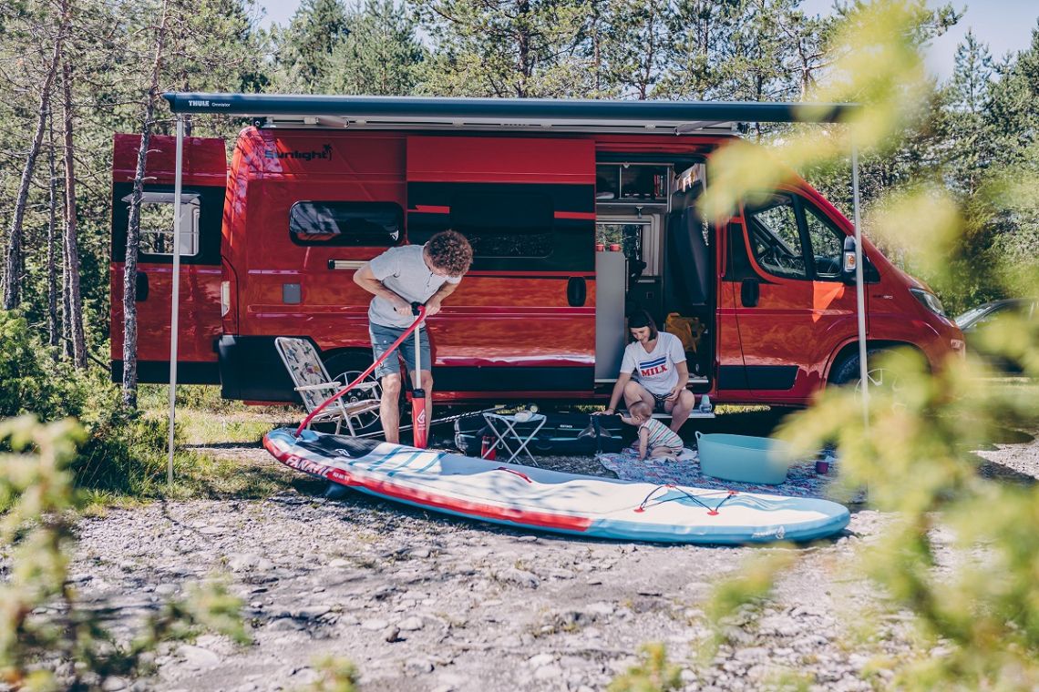 Mehr Infos zu den Camper Vans von Sunlight