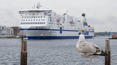 TT-Line Fähre Peter Pan im Hafen