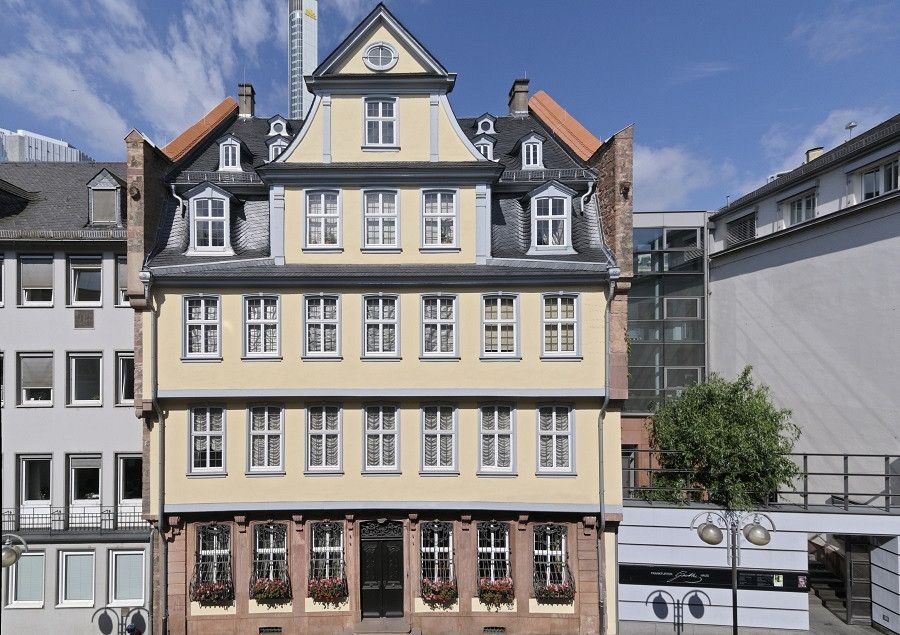 Vorderfront Goethe-Haus in Frankfurt am Main