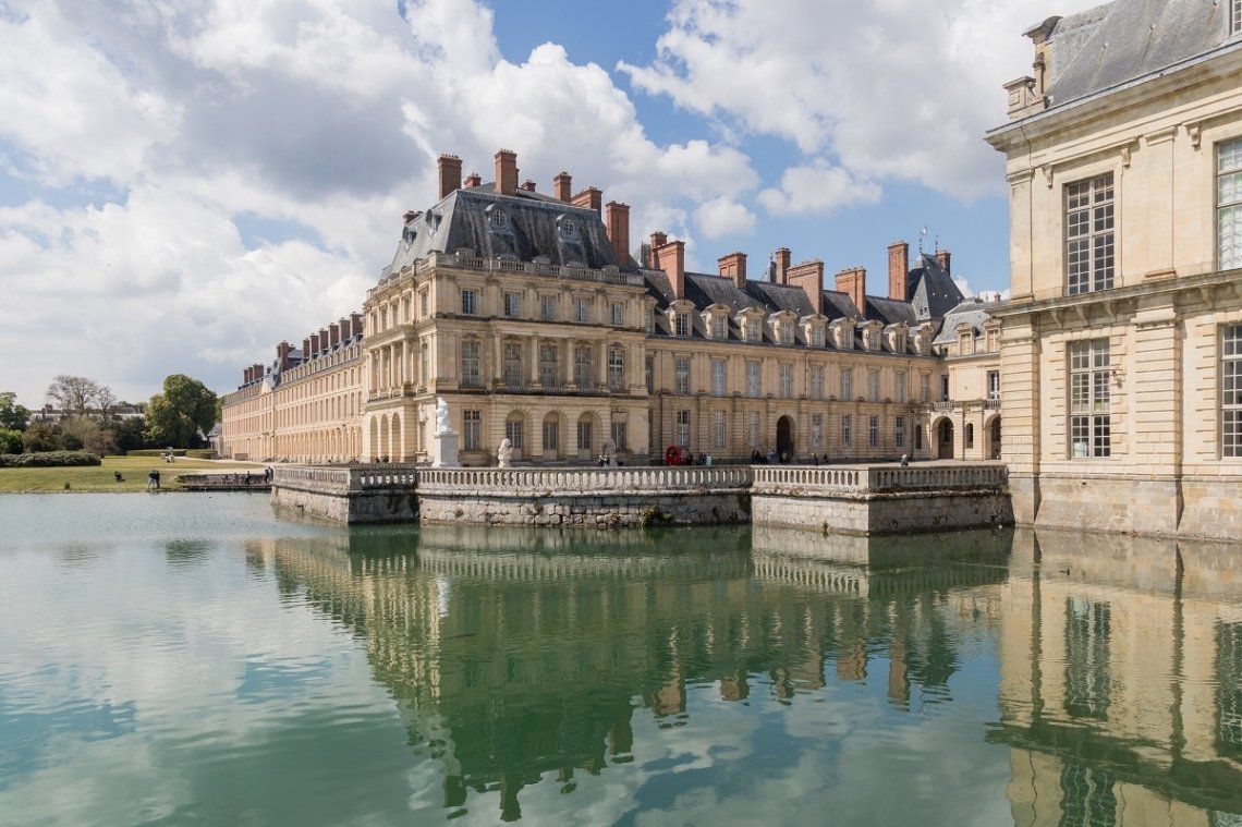 Rückansicht Schloss Fontainebleau