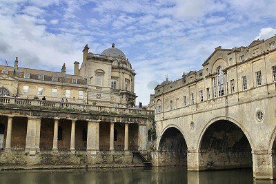 alte Bäderarchitektur in Bath, England