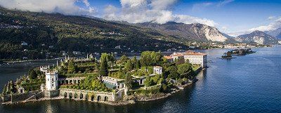 Gärten und Schloss auf der Isola Bella