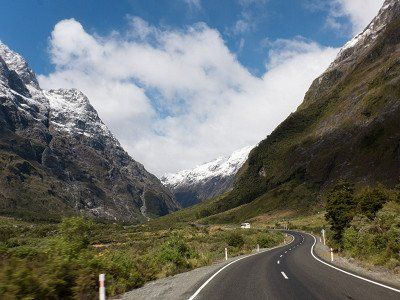 Straße zum Milford Sound