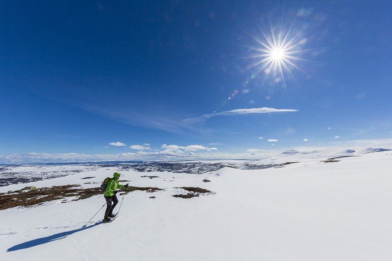 Winterkamperen in Noorwegen: wintersport in Hallingdal