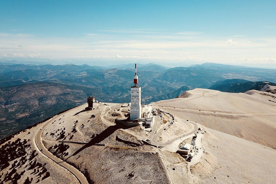View from the top of Mont Ventoux