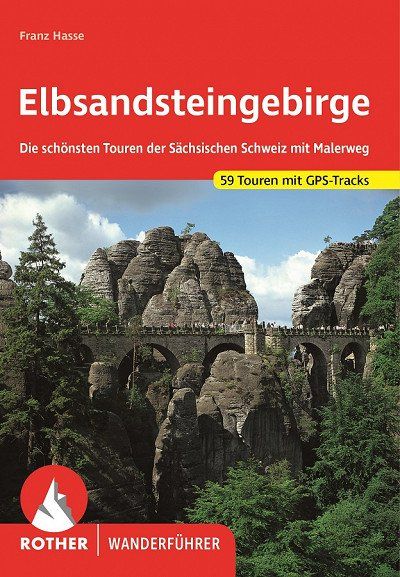 Buchcover Rother Wanderfuehrer Elbsandsteingebirge