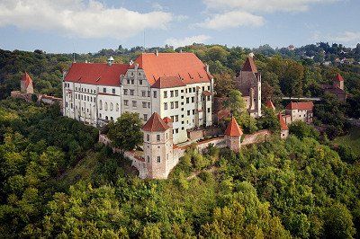 Burg Trausnitz oberhalb von Landshut