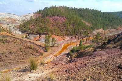 Landschaft rund um den Rio Tinto