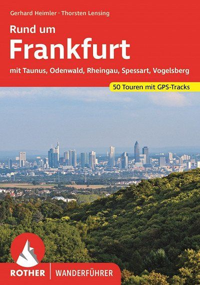 Buchcover des Rother Wanderführers Rund um Frankfurt