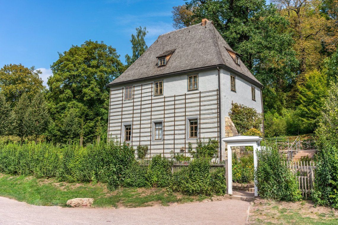 Goethes Gartenhaus im Park an der Ilm in Weimar