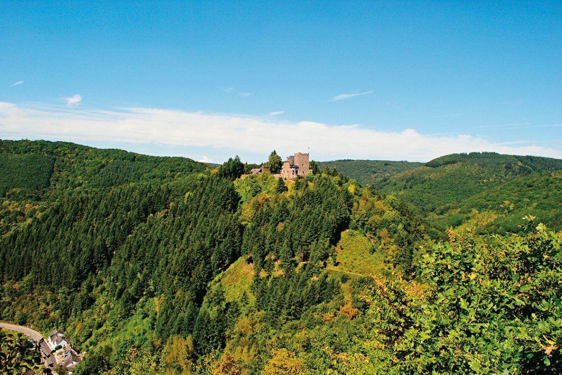 Blick auf die Burg Arras