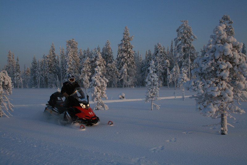 Winteraktivitäten in Finnisch Lappland bei Pyhä Luosto