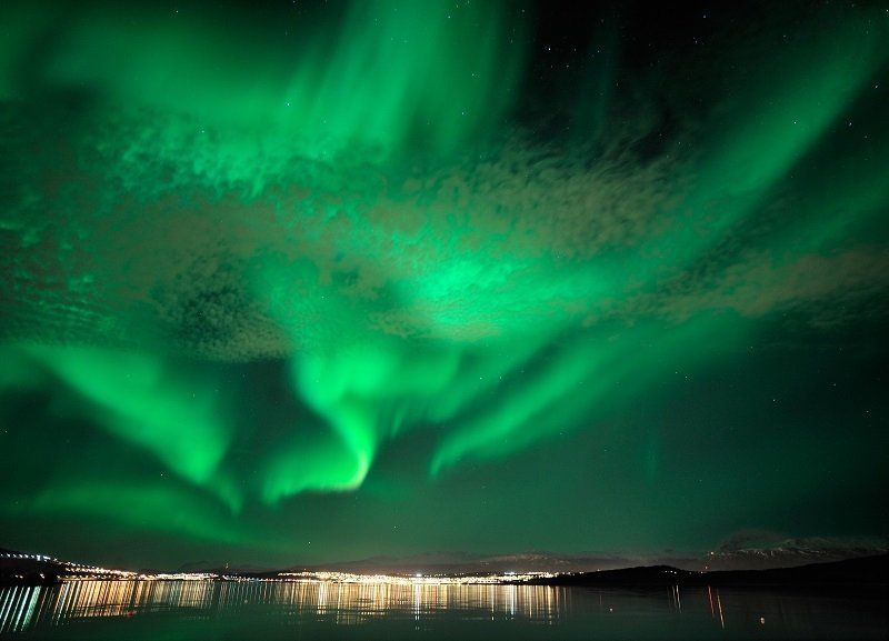 Aurora Borealis über Tromsö