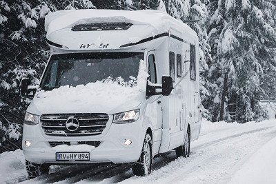 Mit Wohnmobil und Wohnwagen sicher im Winter fahren - FREEONTOUR