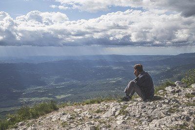 Panoramisch uitzicht in het natuurpark Ucka