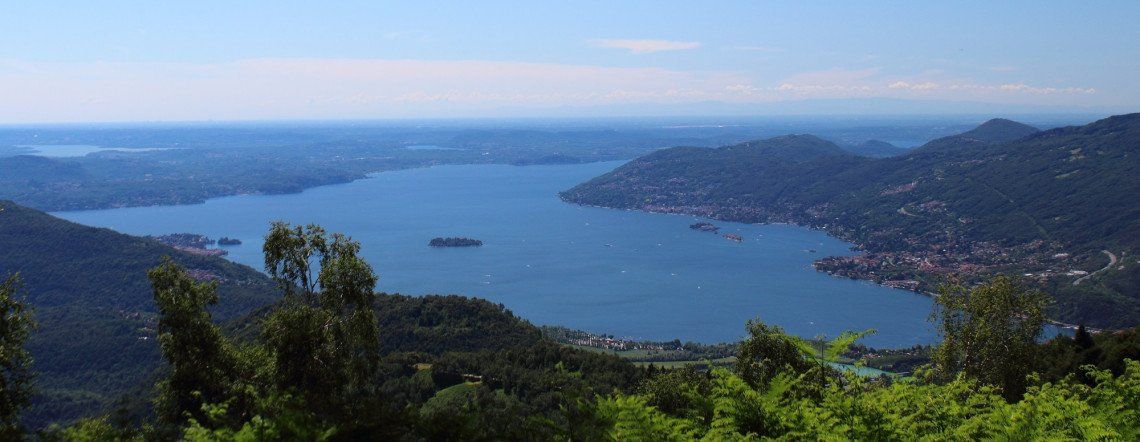 Lago Maggiore bei Baveno von oben