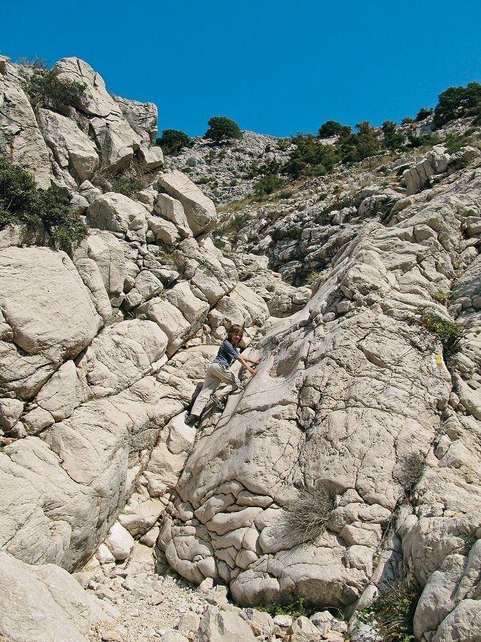 Familienwanderung auf Krk mit Klettereinlagen